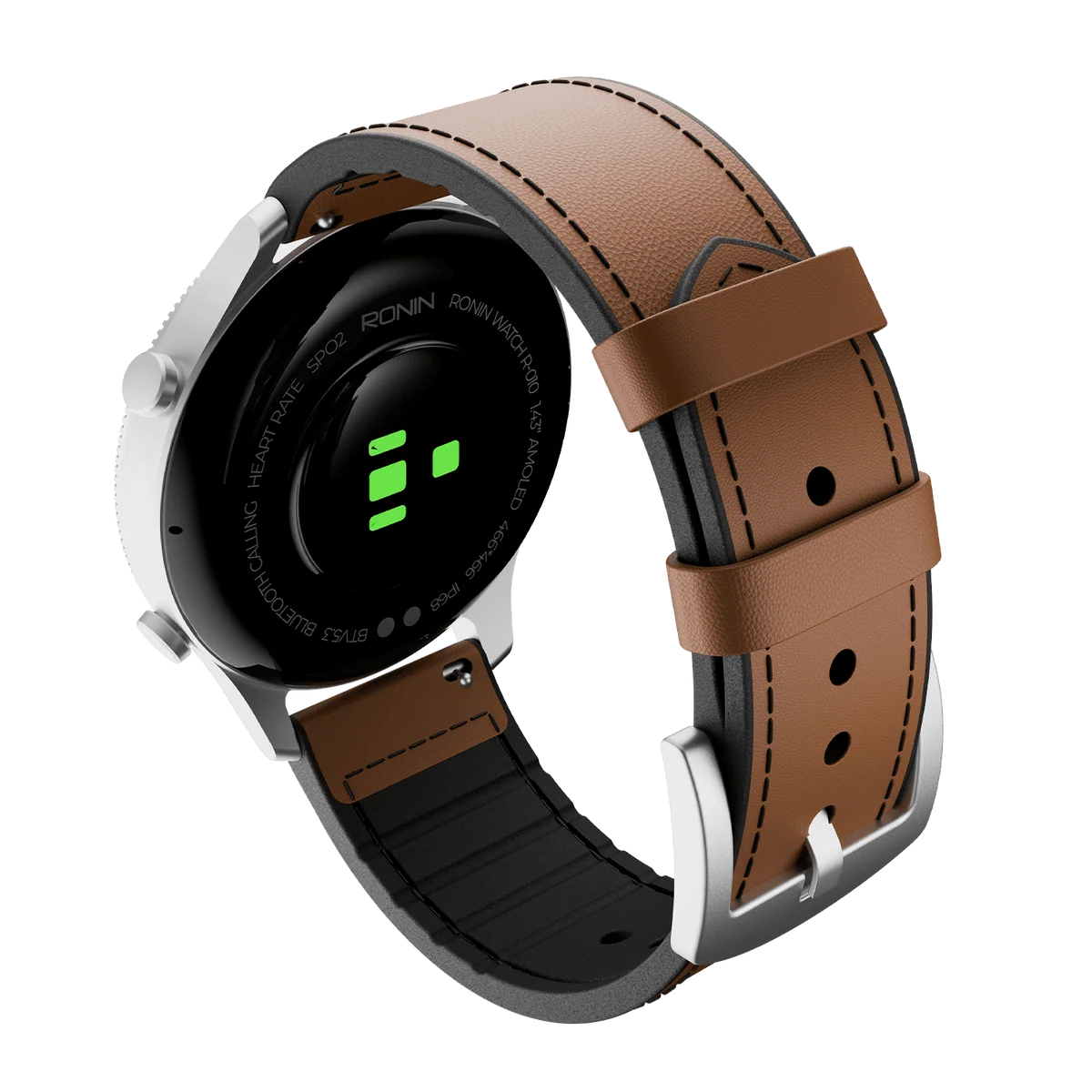 Leather Strap Smart watch